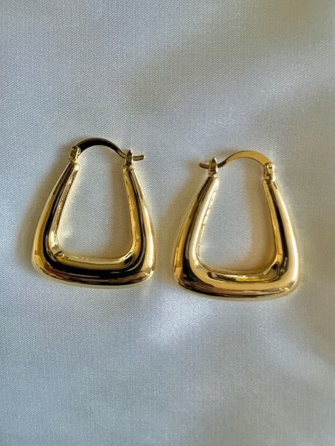 Triangle Hoop Earrings