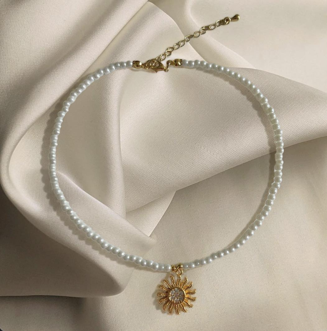 Sun Pearl Necklace