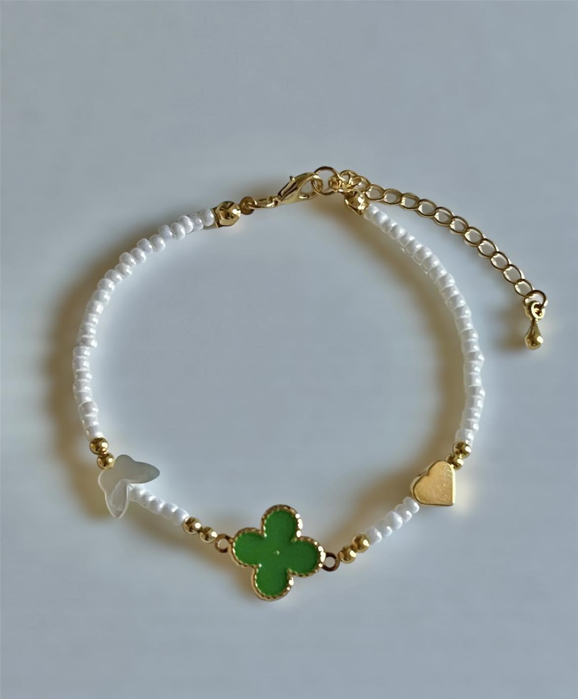 Clover Beaded Bracelet