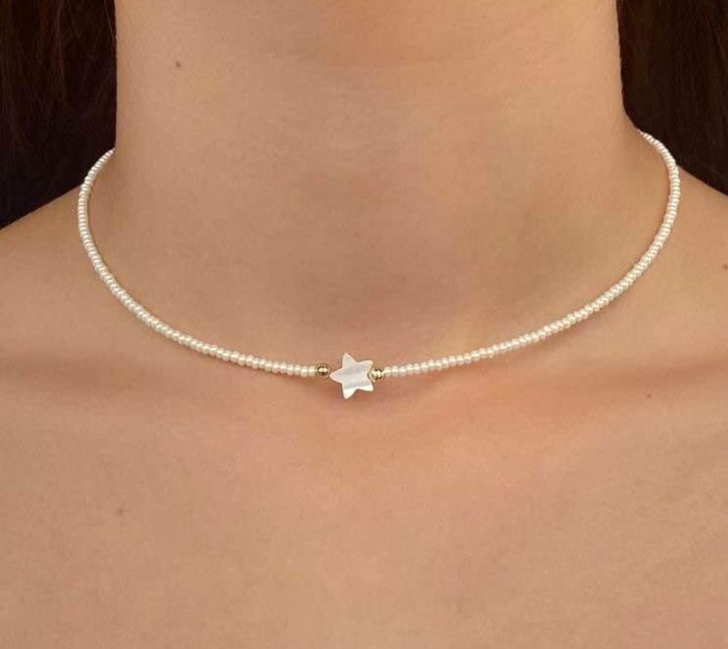 Pearl Star Necklace